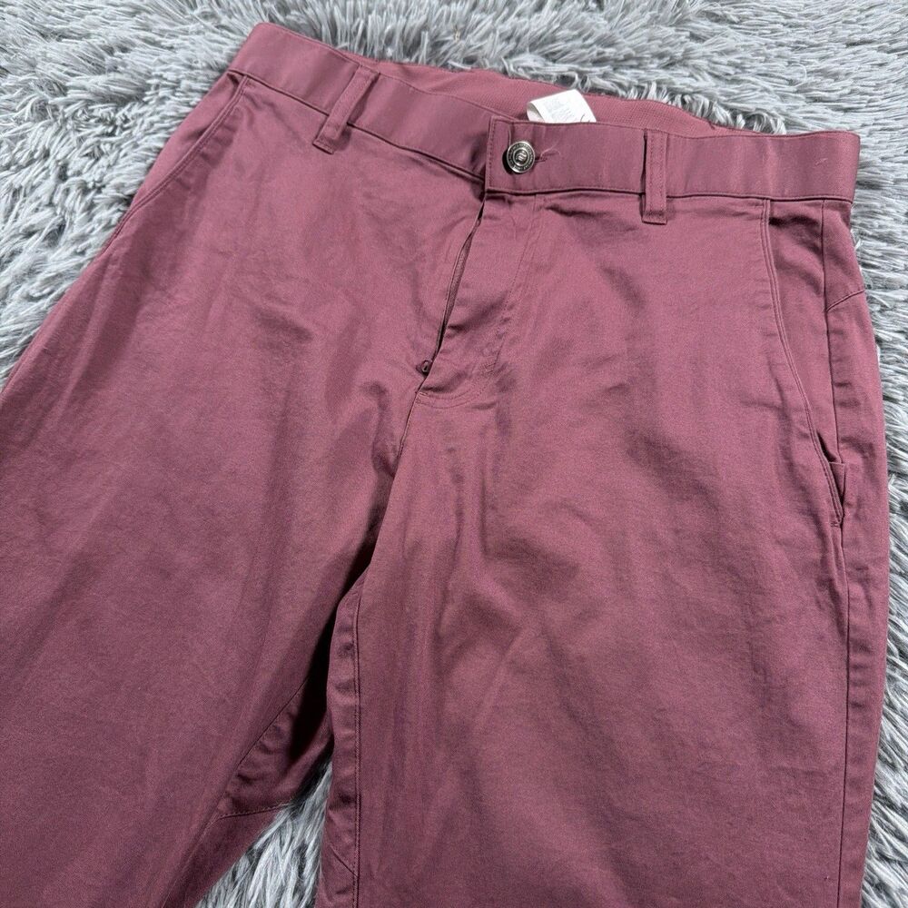 Fabletics Pants Mens 30x34 (Fits 29x32) Purple The High Side Chino Slim Preppy